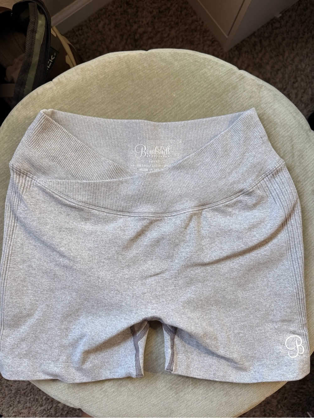 Bombshell Sportswear Heather Gray Shorts